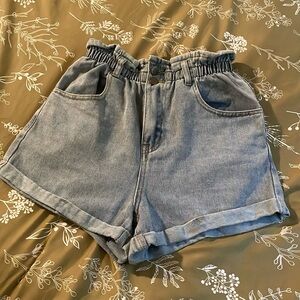 High waisted mom shorts